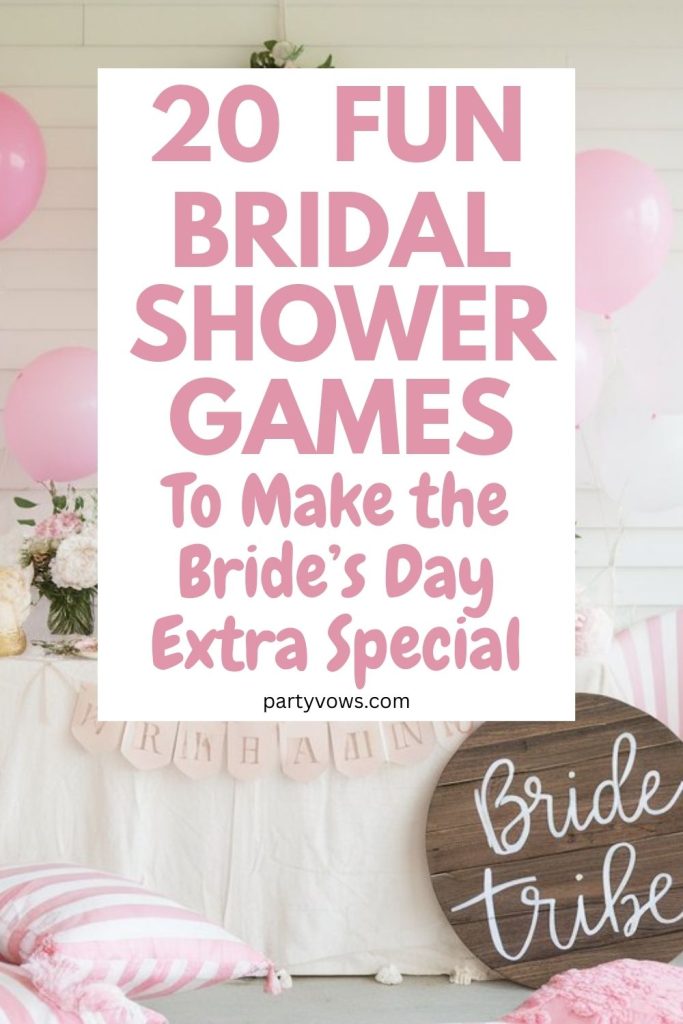 20 Fun Bridal Shower Games Guests Will Love