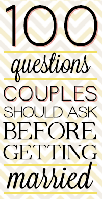 101 Questions for Muslim couples to ask before marriage
