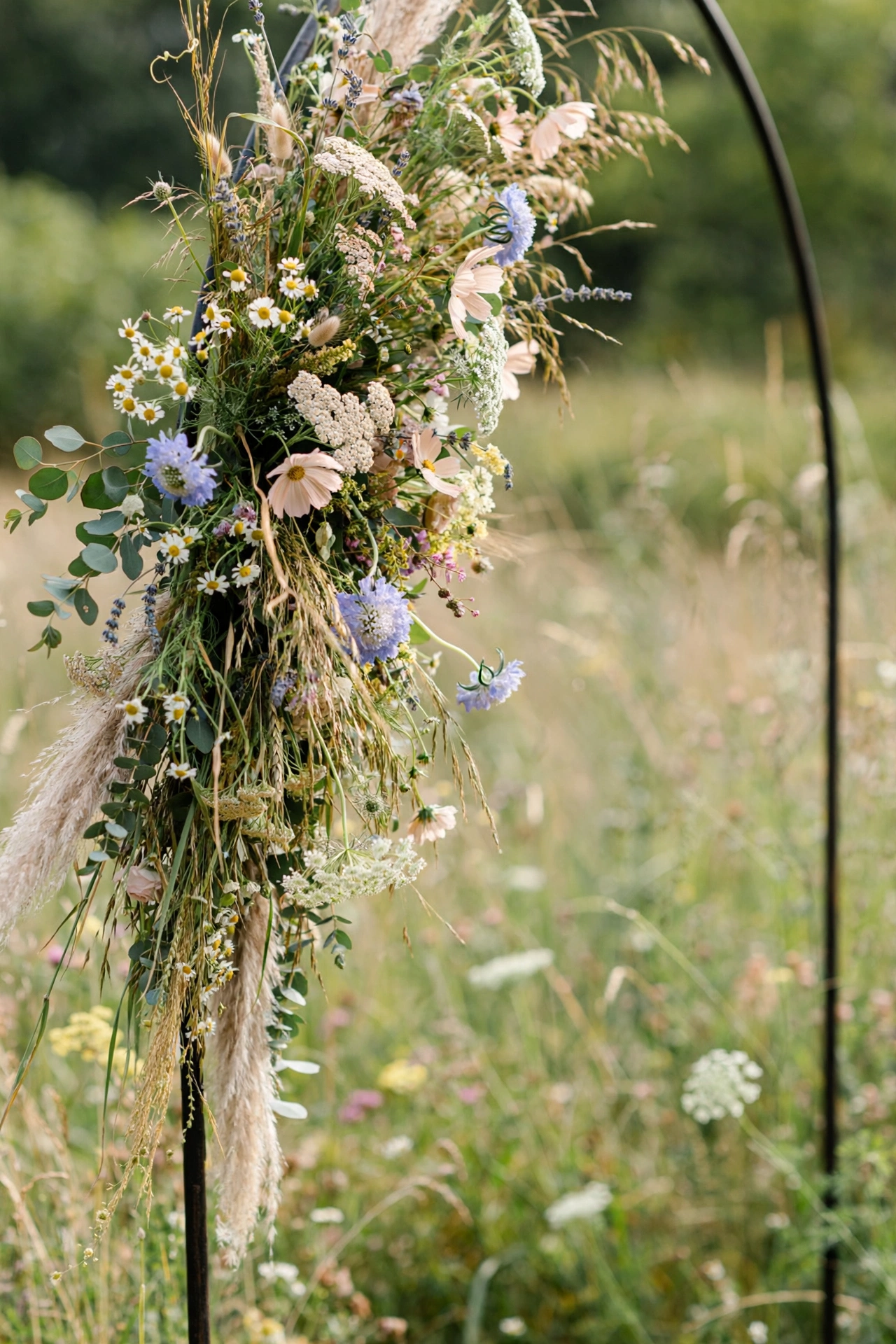 Wildflower Ceremony Arch elopement idea