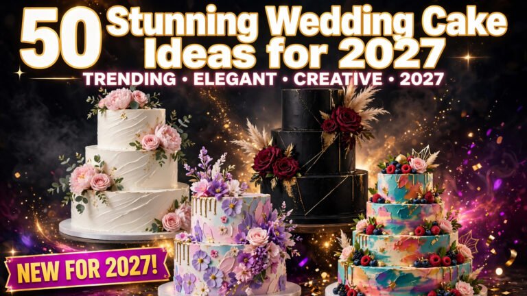 50 Stunning Wedding Cake Ideas for 2027