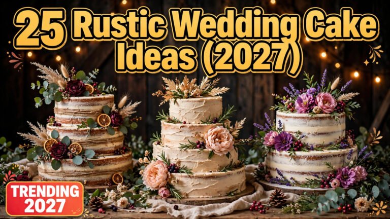 25 Rustic Wedding Cake Ideas (2027)