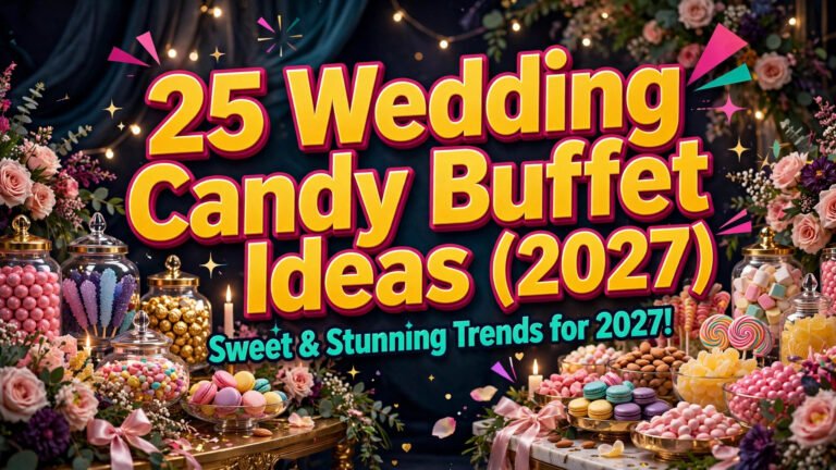 25 Wedding Candy Buffet Ideas (2027)