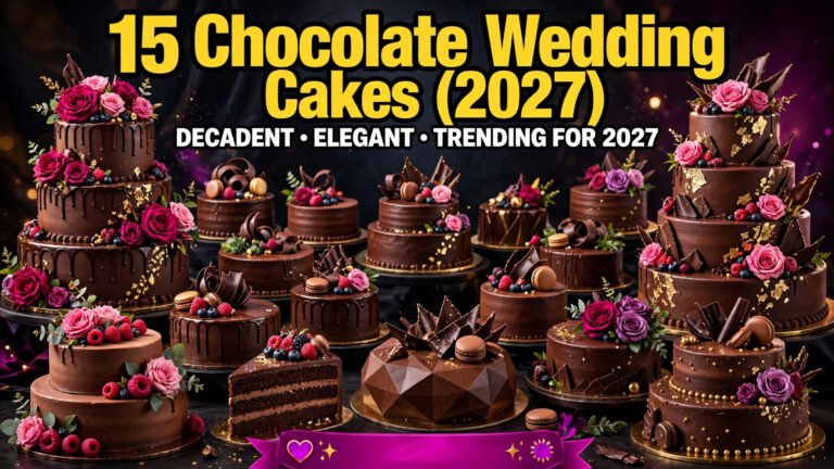15 Chocolate Wedding Cakes (2027)