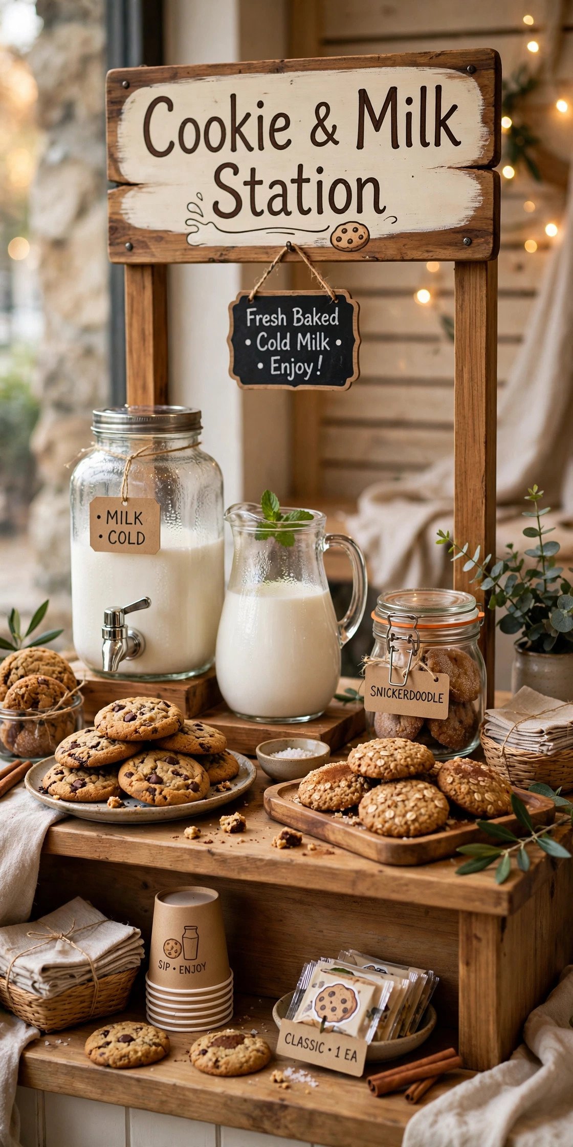 Cookie & Milk Station