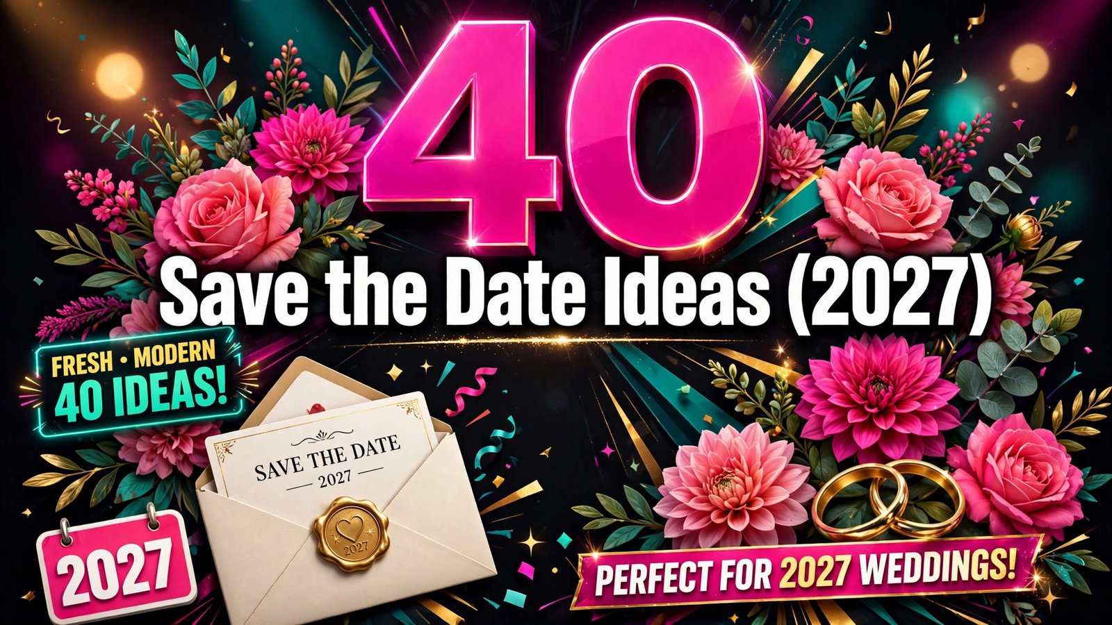 40 Save the Date Ideas (2027)