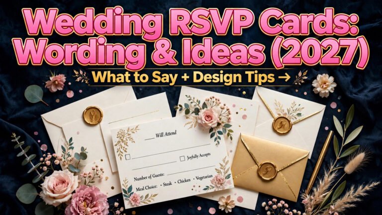 Wedding RSVP Cards: Wording &amp