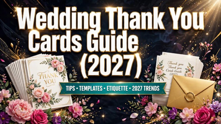 Wedding Thank You Cards Guide (2027)