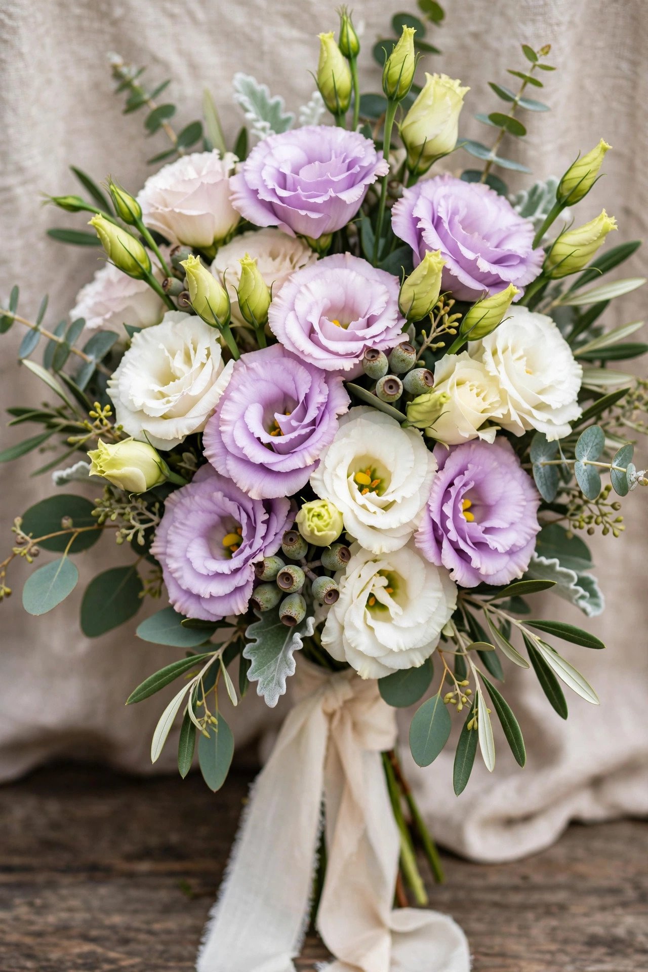 Lisianthus flowers for bridal bouquet