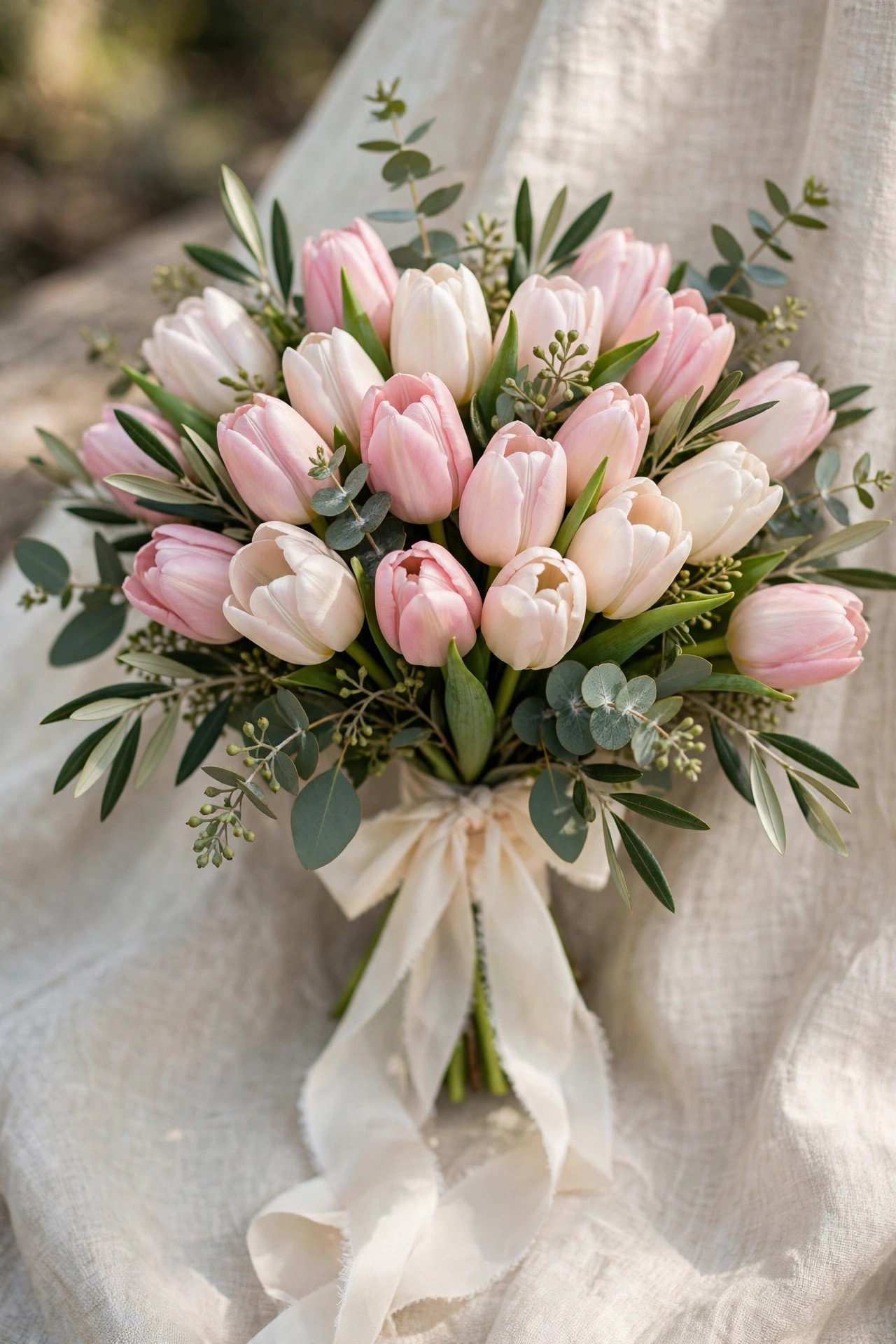 Tulips for bridal bouquet