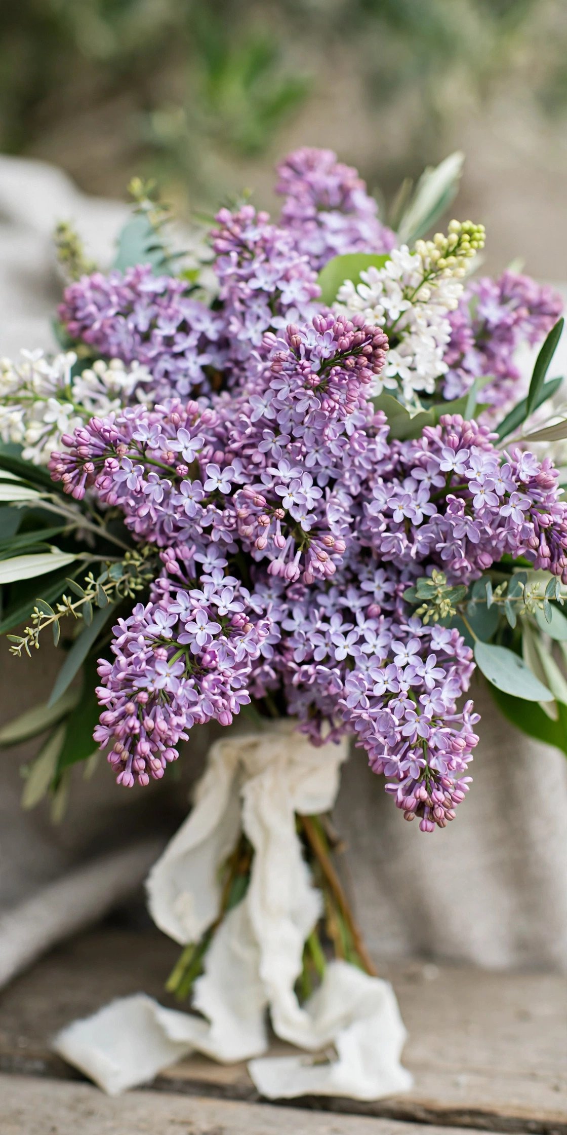 Lilacs for bridal bouquet