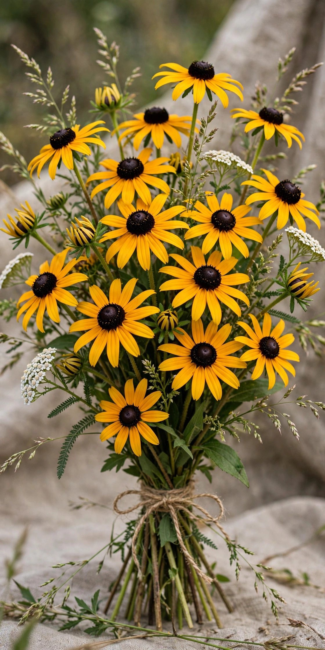 Black-eyed Susan wildflower bouquet