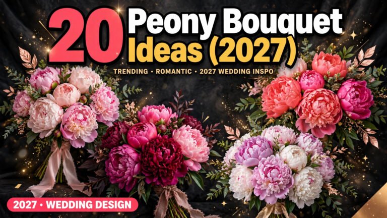 20 Peony Bouquet Ideas (2027)