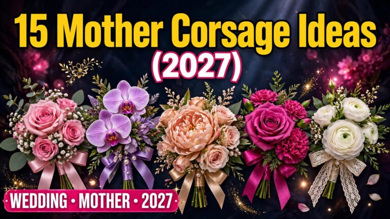 15 Mother Corsage Ideas (2027)