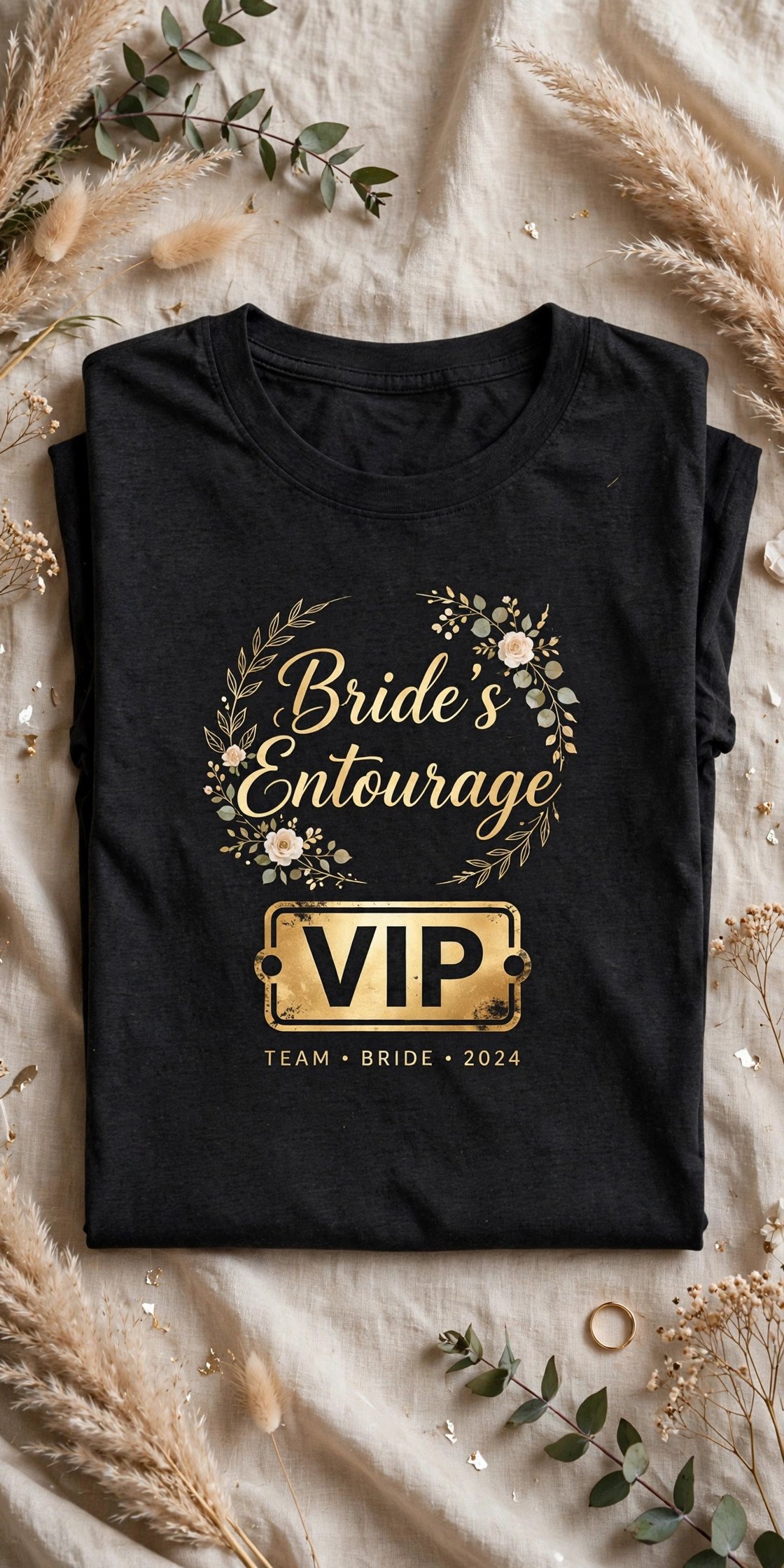 Bride's Entourage VIP style tee