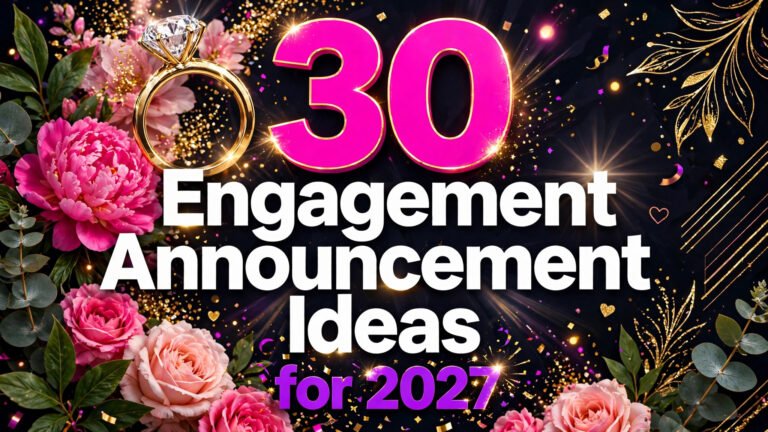 30 Engagement Announcement Ideas (2027)