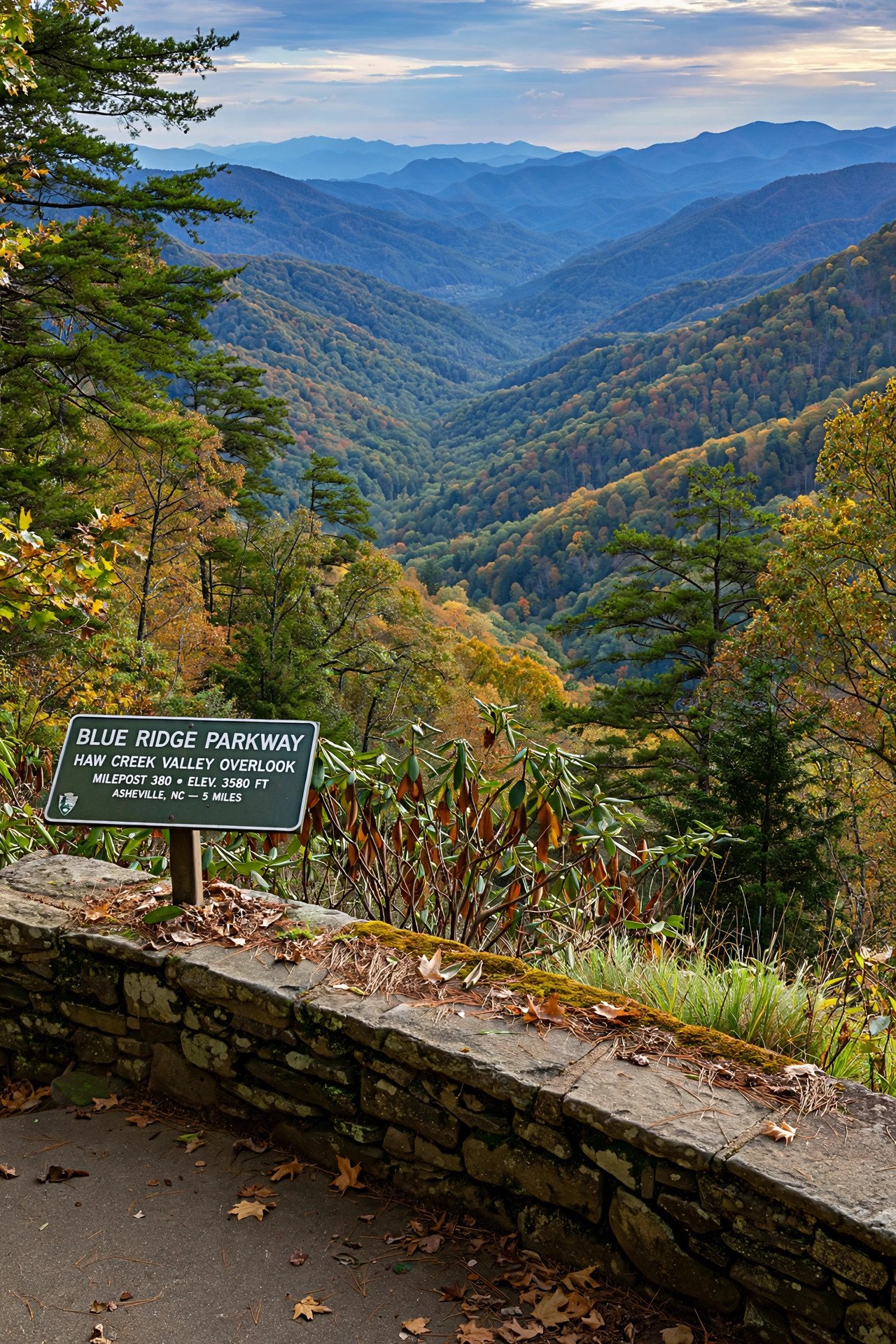 Blue Ridge Parkway overlook near Asheville