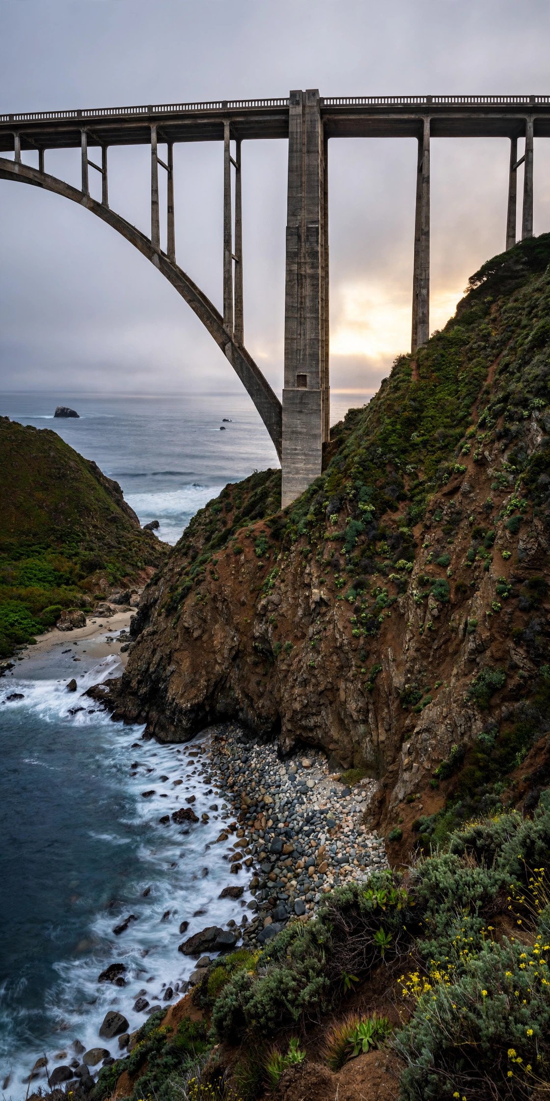 Bixby Bridge over Big Sur coastline