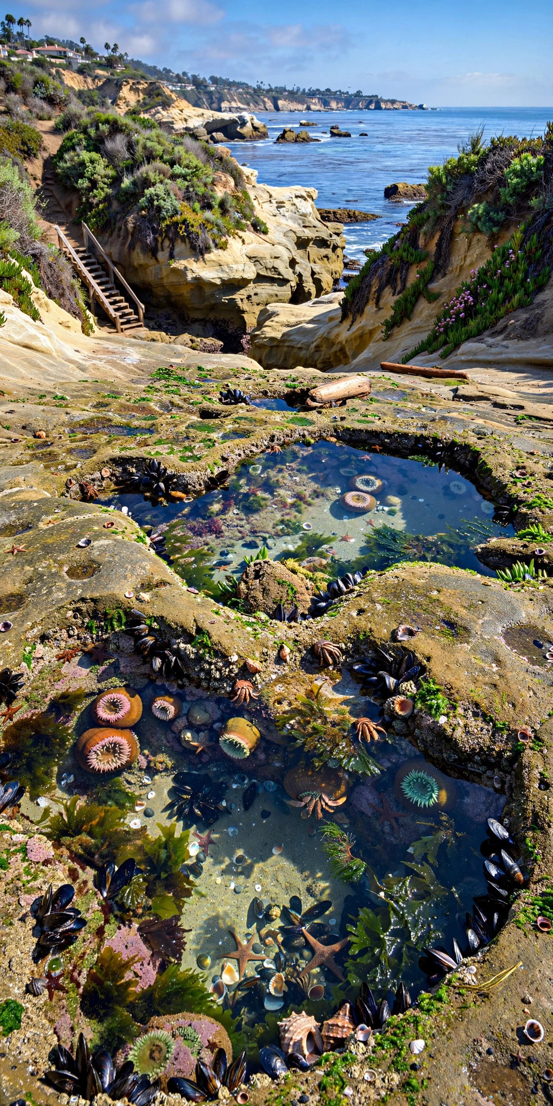 Laguna Beach coves with tide pools
