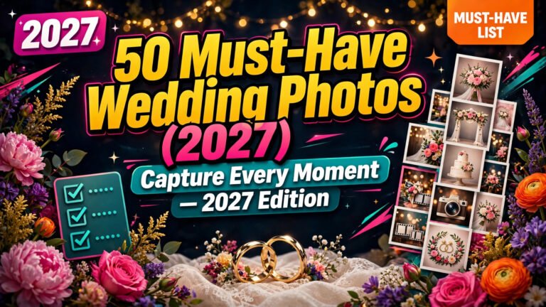 50 Must-Have Wedding Photos (2027)