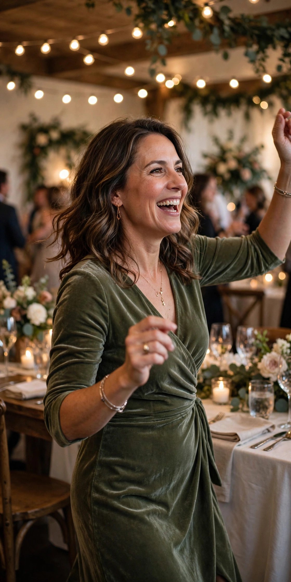 Parent dances at reception