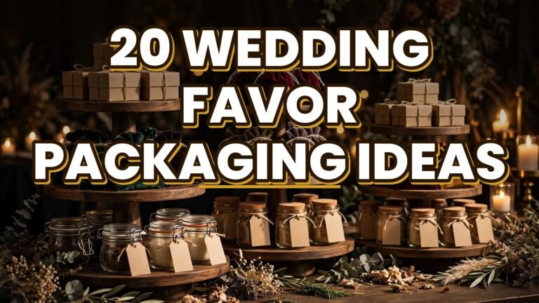 20 Wedding Favor Packaging Ideas (2027)