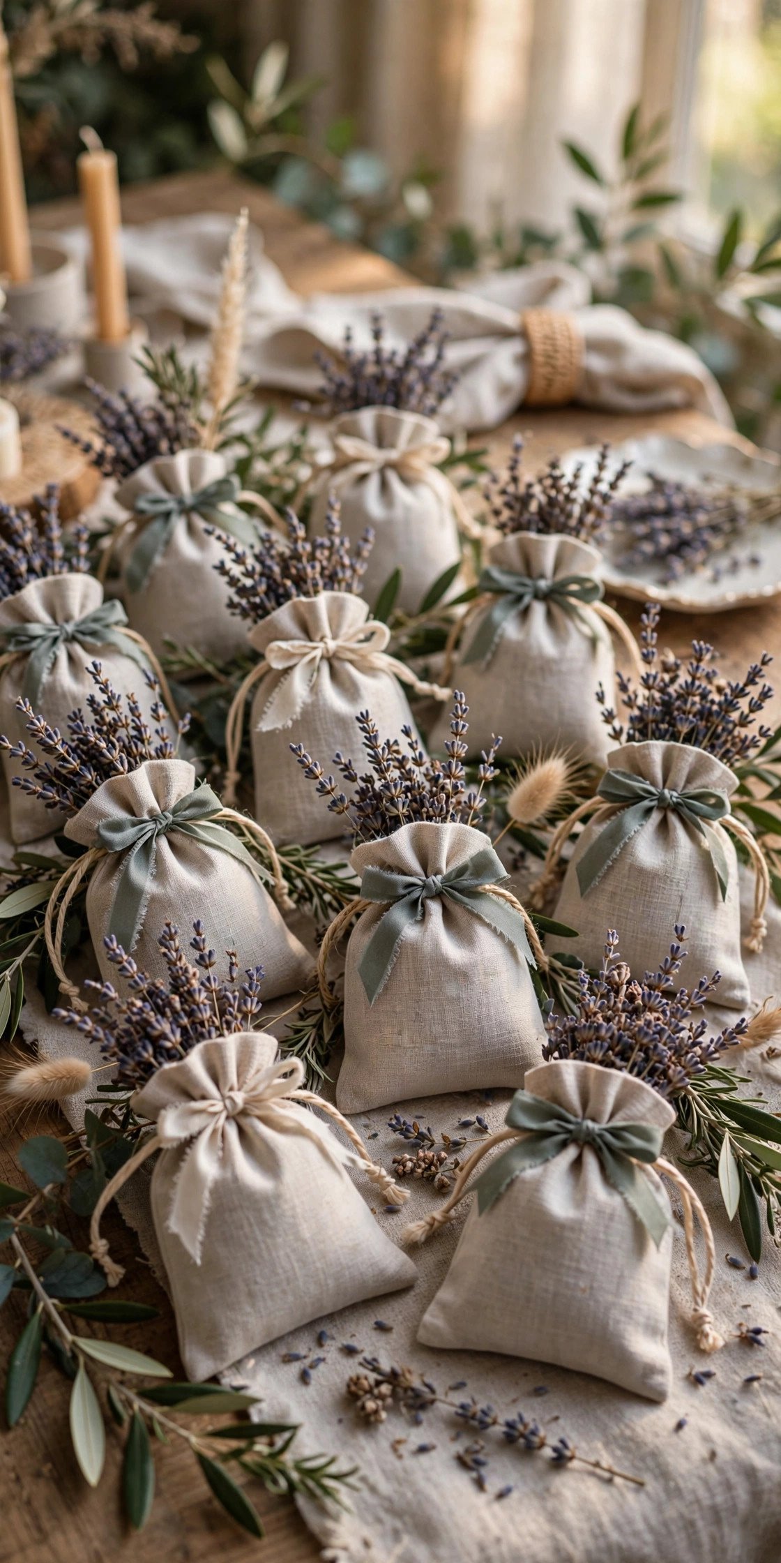 Scented Sachet Bundles at a beautifully styled 2027 wedding