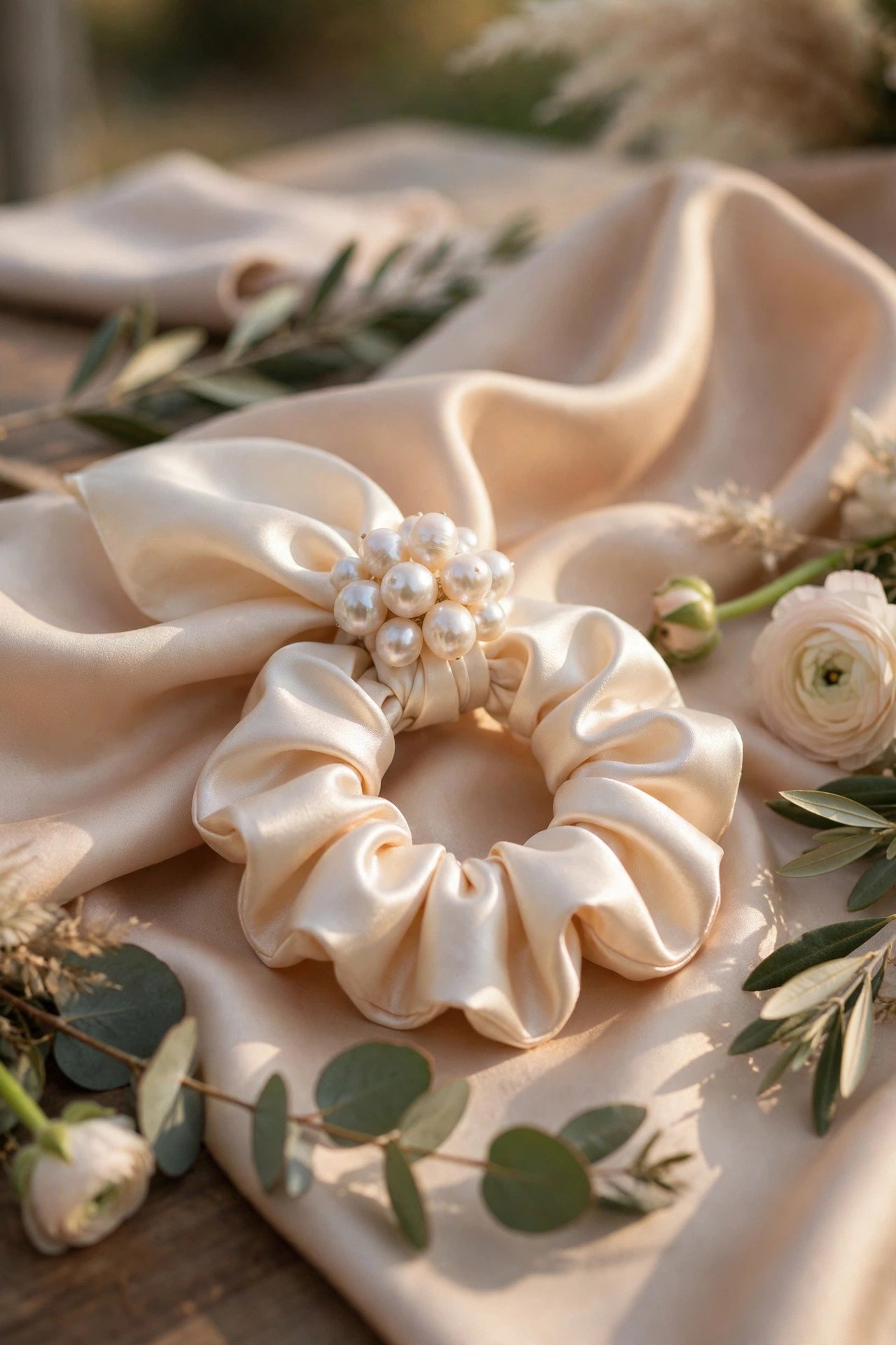 Pearl Ponytail Holder on display at a 2027 wedding