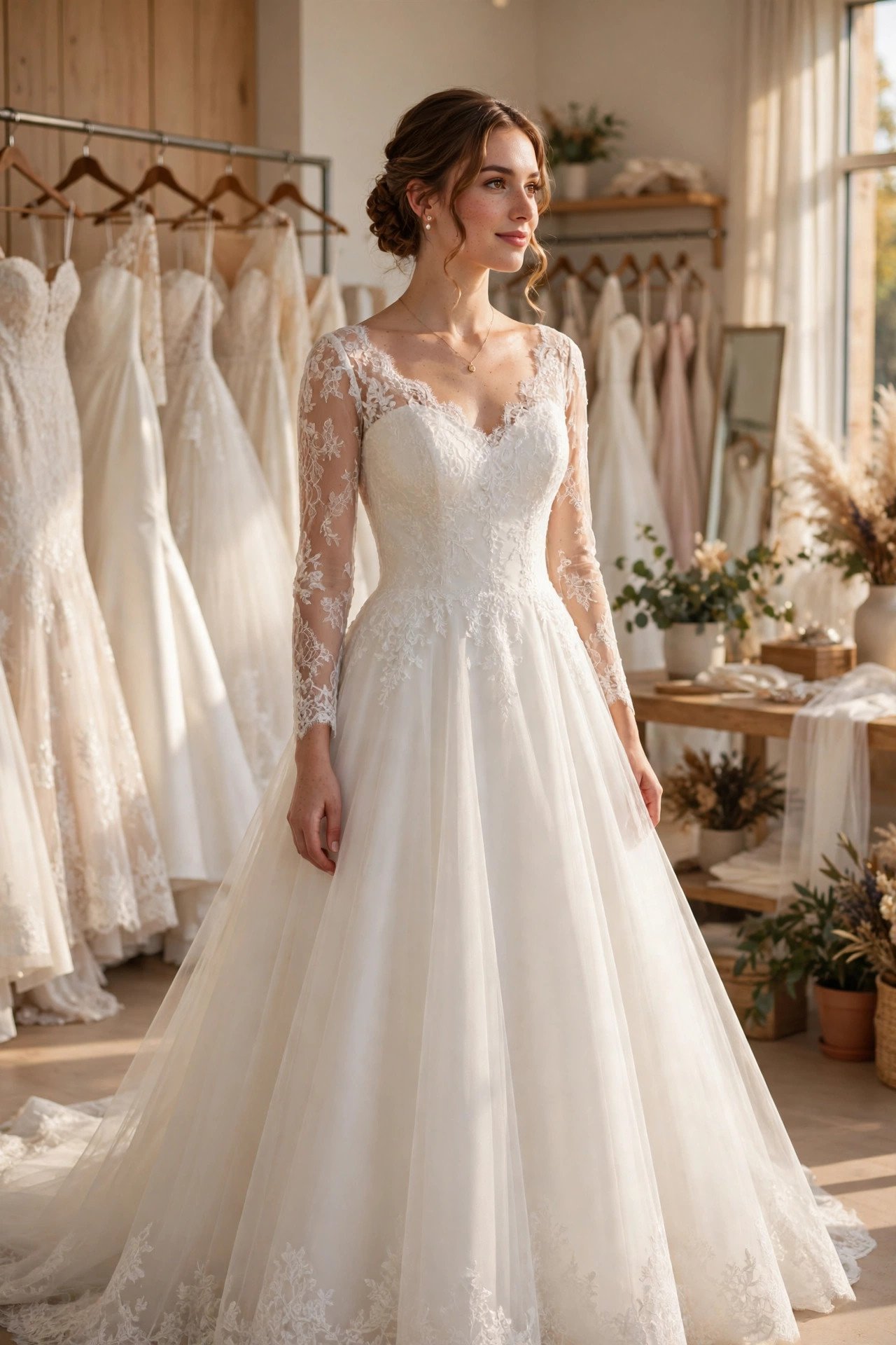 Bride showcasing wedding gown silhouettes: complete guide inspiration for a 2027 wedding