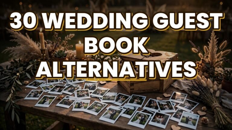30 Wedding Guest Book Alternatives (2027)