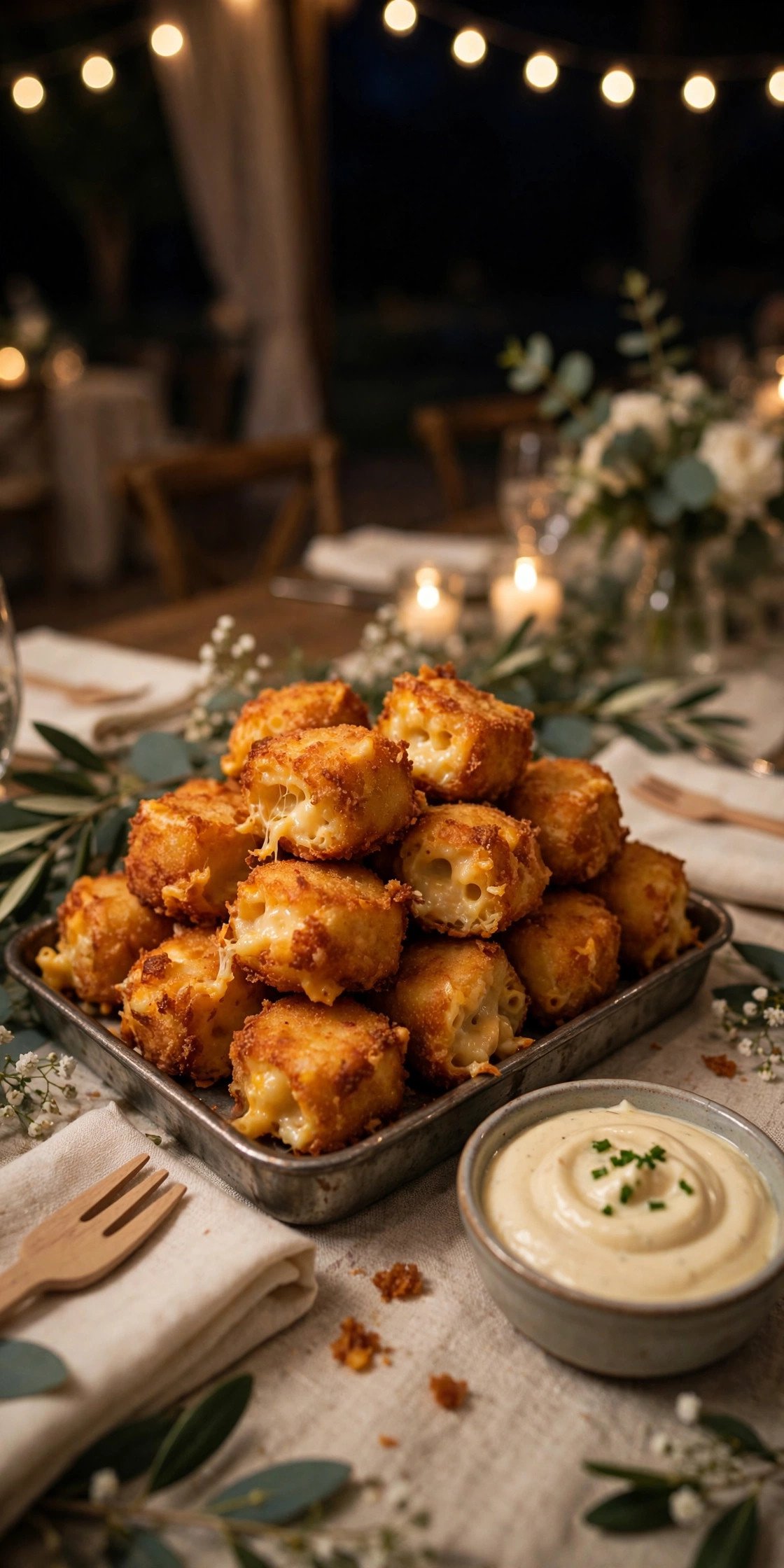 Mac and Cheese Bites — late night catering inspiration