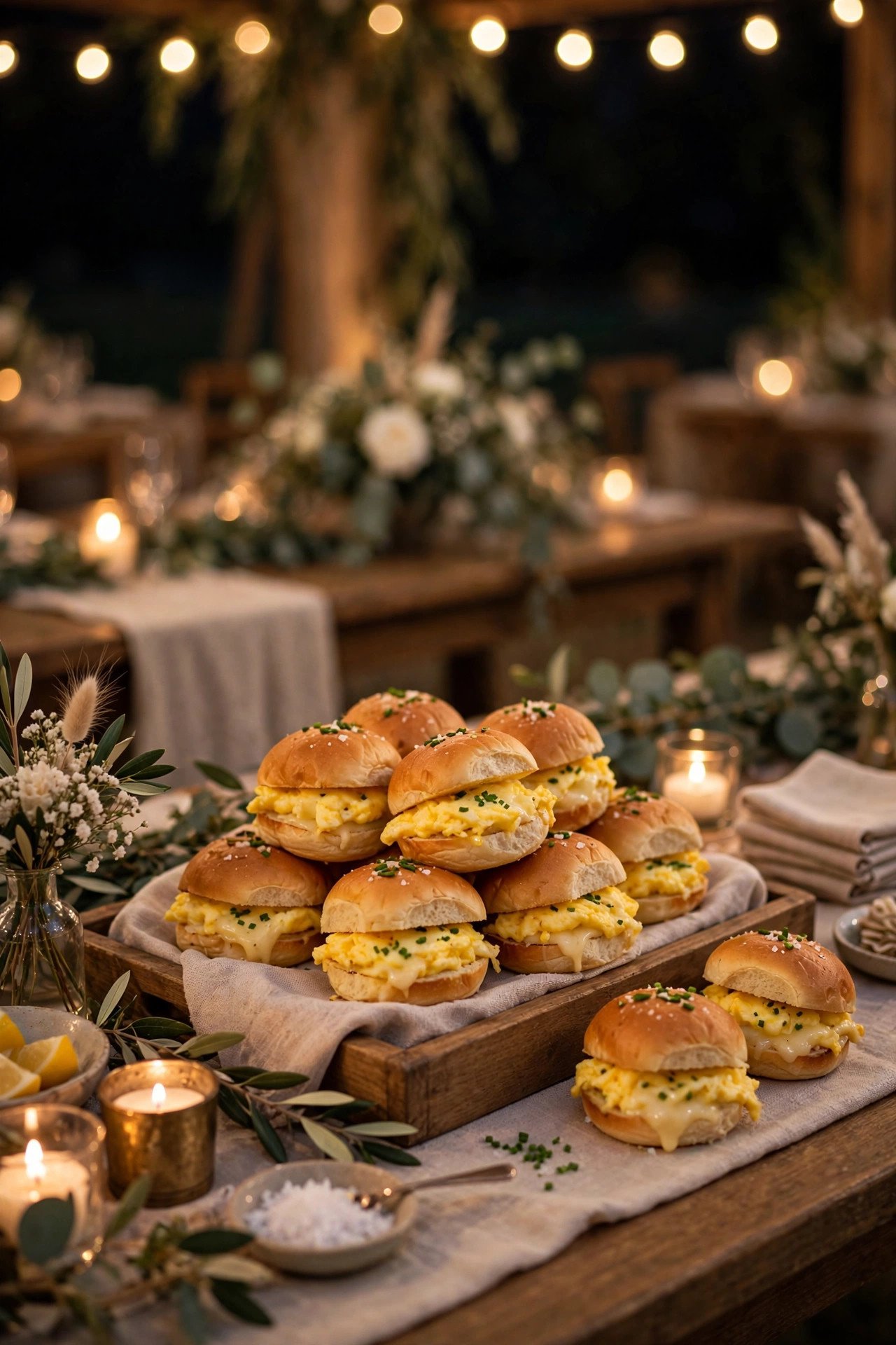 Breakfast Sandwich Minis — late night catering inspiration