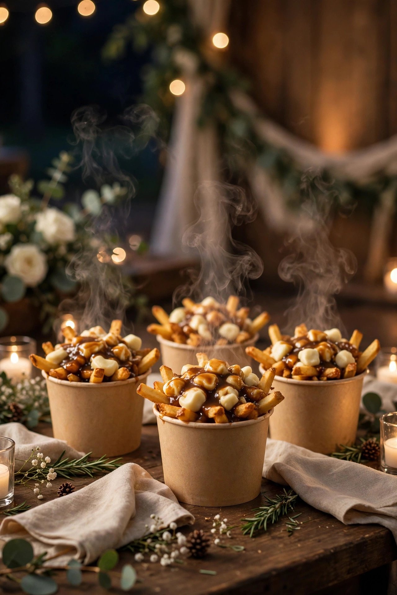 Poutine Cups — late night catering inspiration