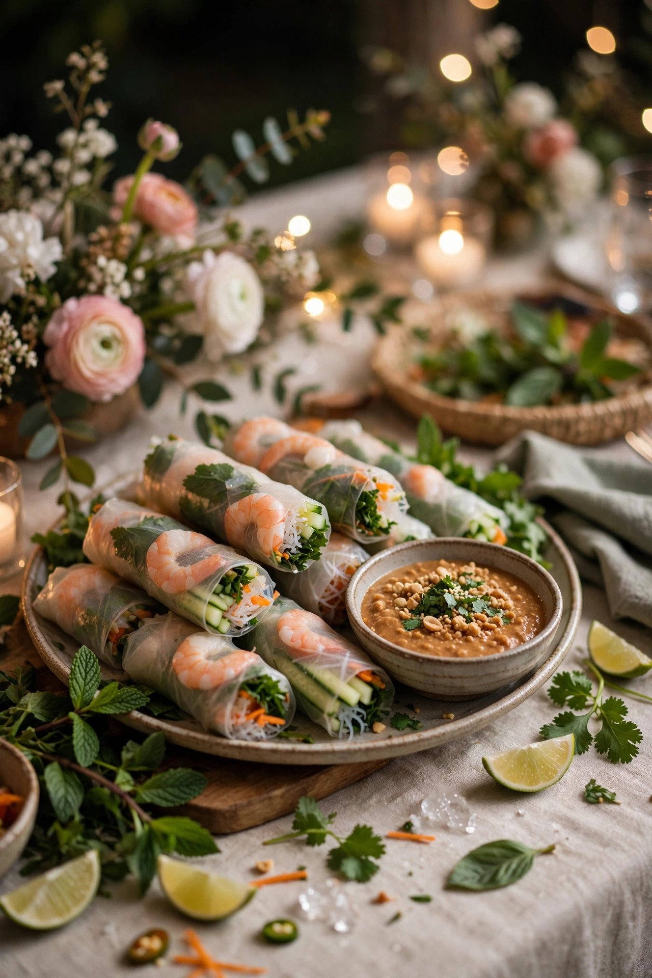 Spring Roll Platter — late night catering inspiration