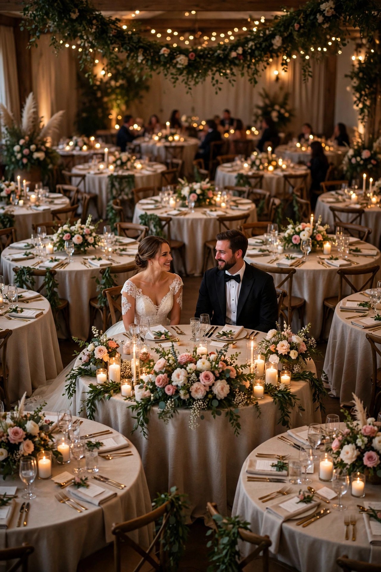 Circular Table in the Round — sweetheart table styling inspiration