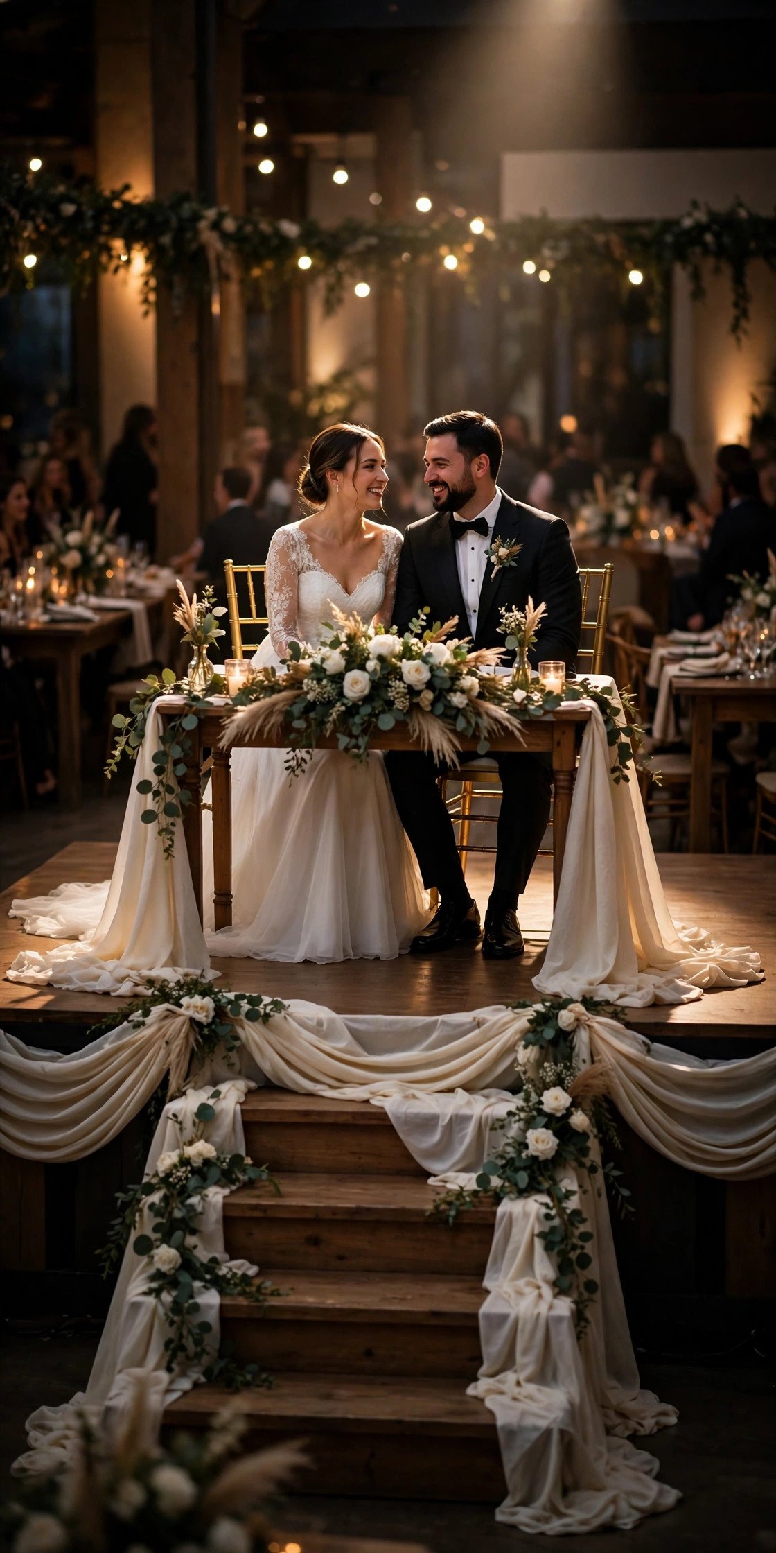 Sweetheart Stage Platform Table — sweetheart table styling inspiration