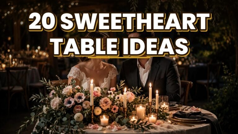 20 Sweetheart Table Ideas (2027)