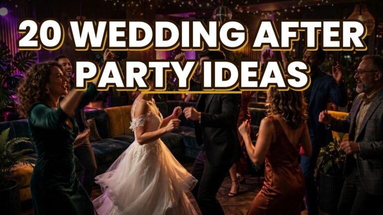 20 Wedding After Party Ideas (2027)