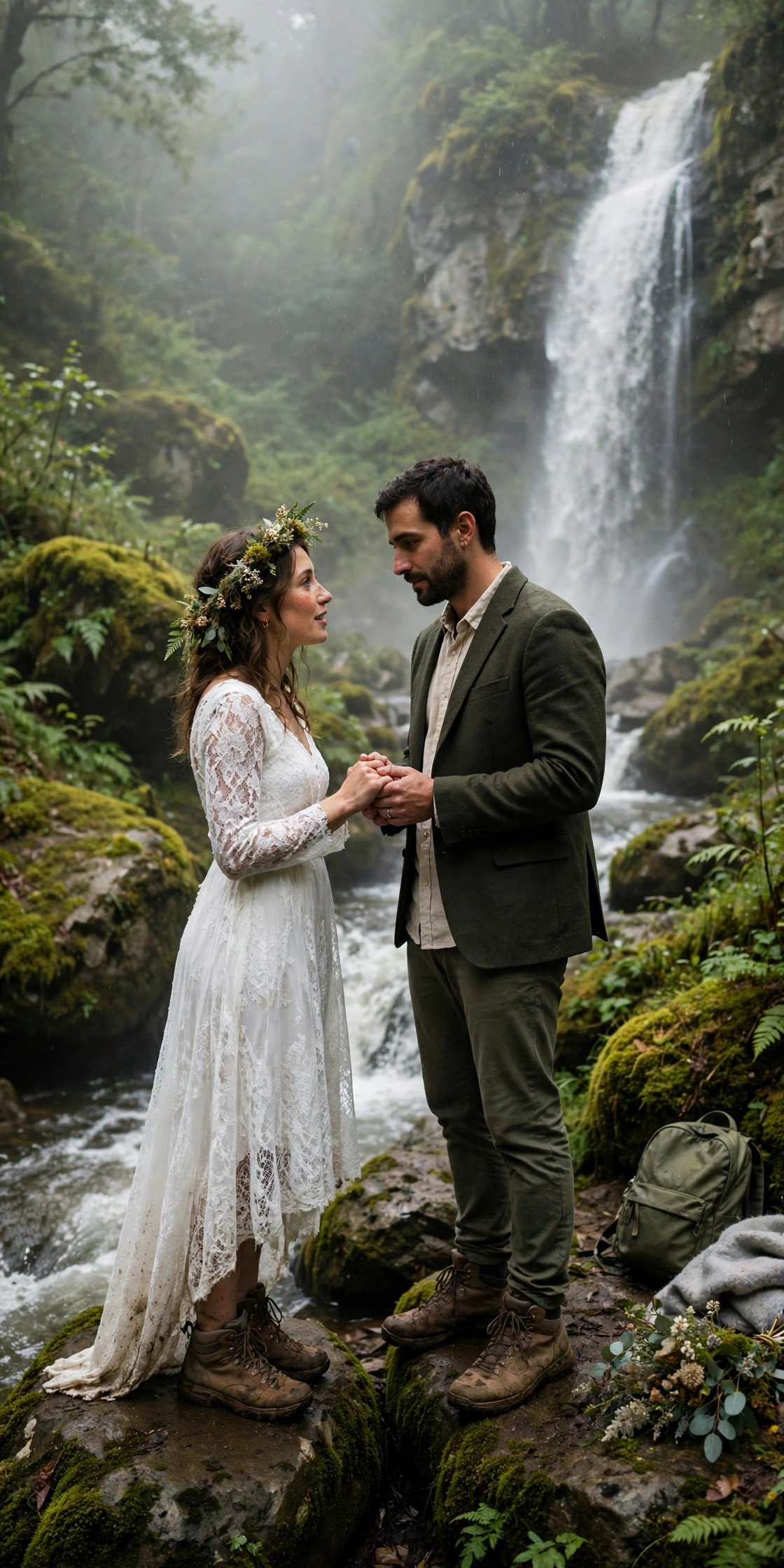Waterfall Ceremony Hike — elopement planning inspiration