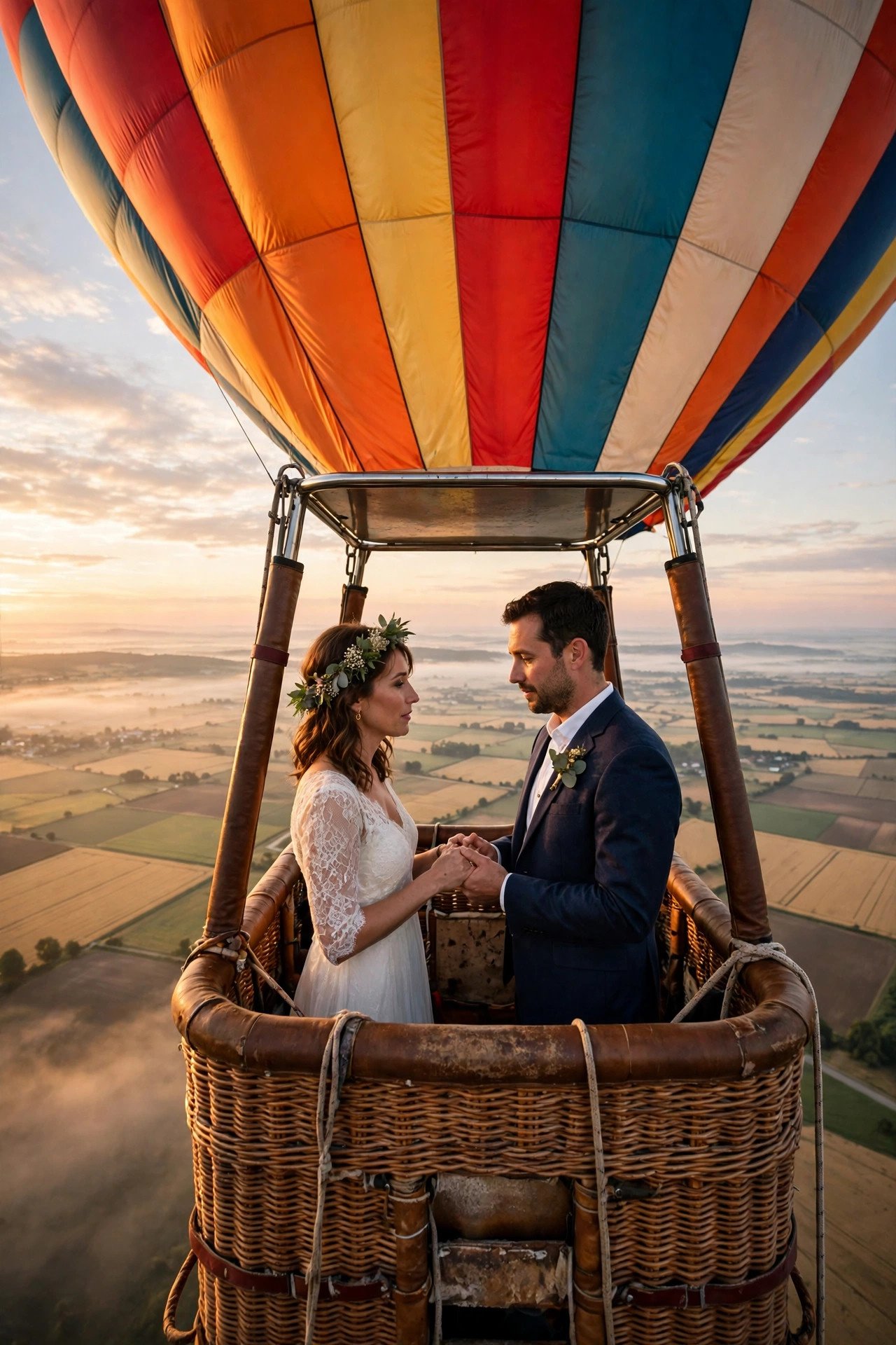 Hot Air Balloon Vows — elopement planning inspiration