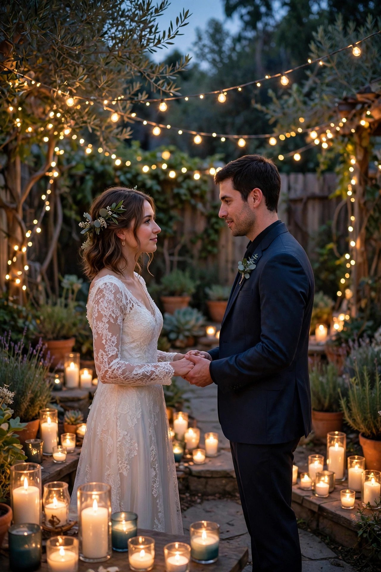 Backyard Candlelit Elopement — elopement planning inspiration