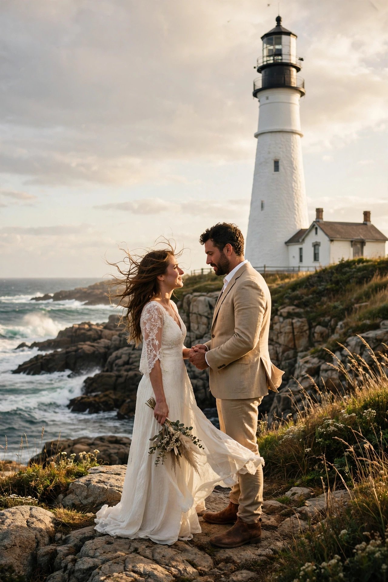 Lighthouse Elopement — elopement planning inspiration