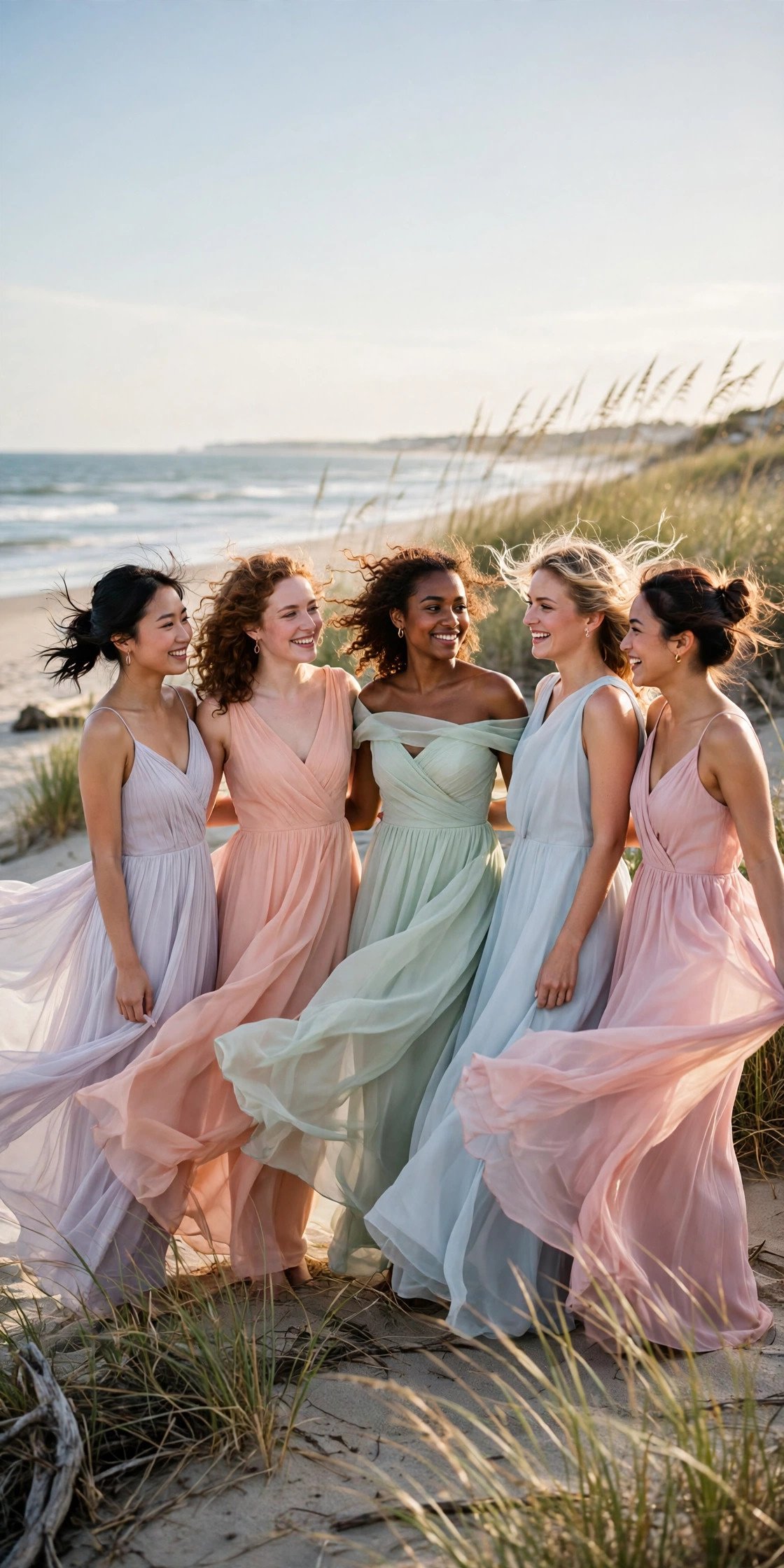 Breezy Chiffon Bridesmaid Dresses at a 2027 wedding celebration