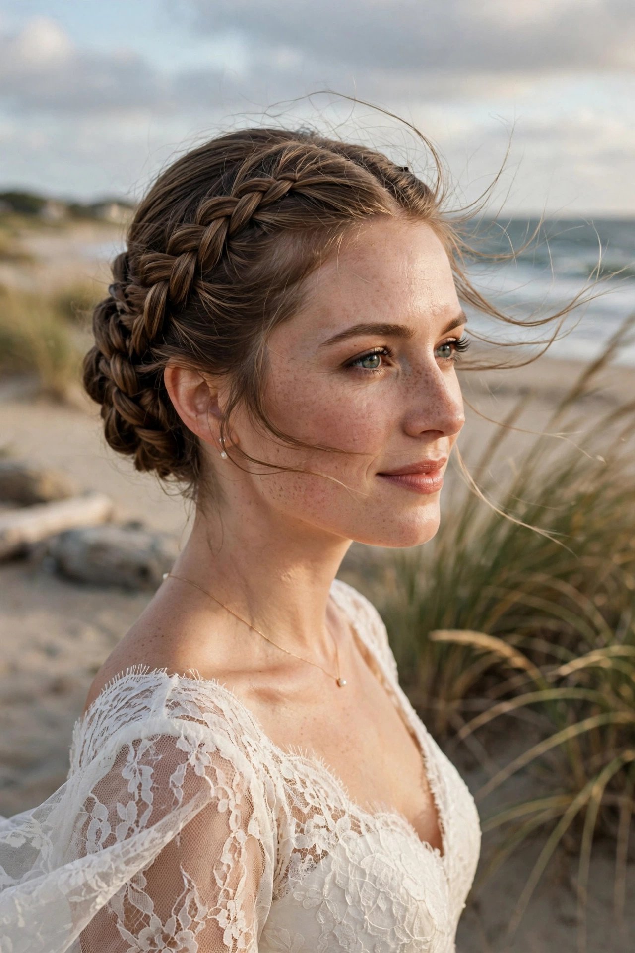 Wind-Proof Hairstyles at a 2027 wedding celebration
