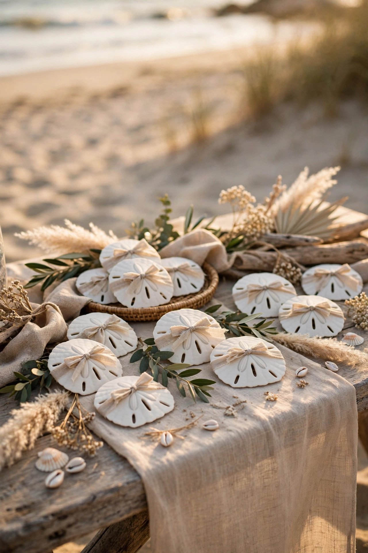 Sand Dollar Favors at a 2027 wedding celebration