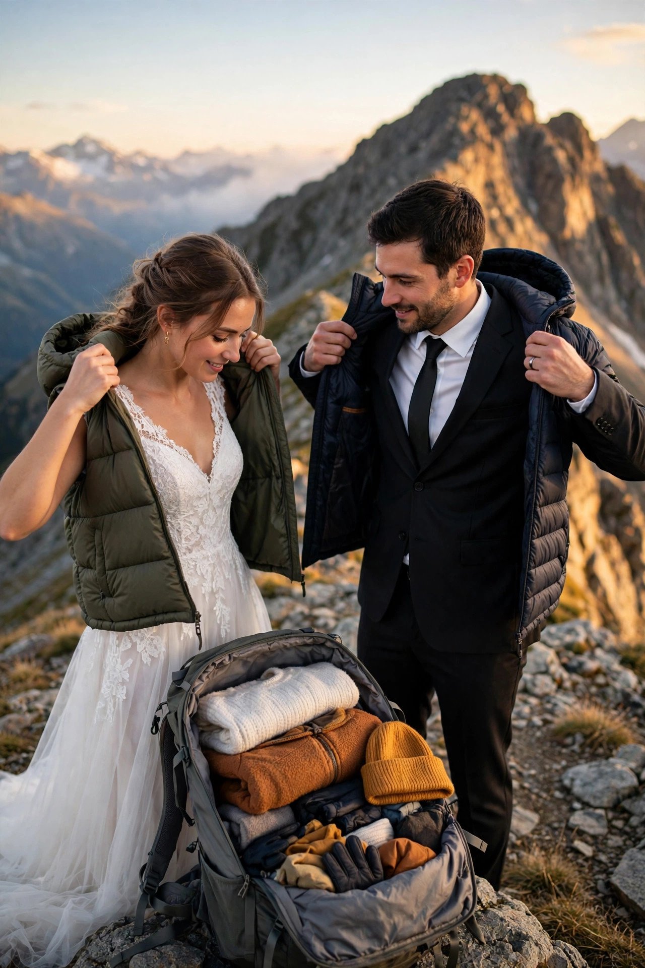 Pack Layers for Changing Temps at a 2027 wedding celebration