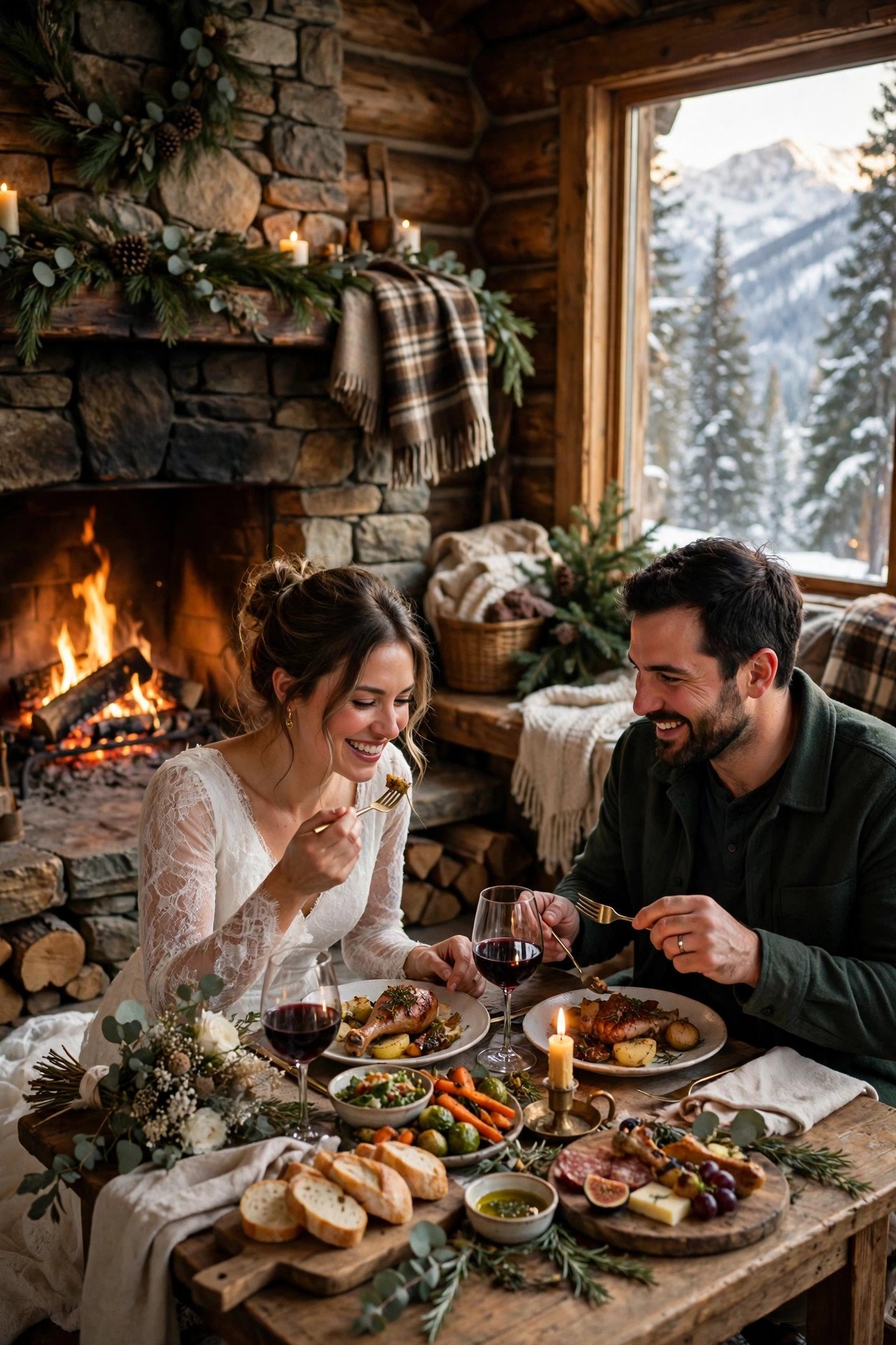 Plan a Cozy Fireside Dinner at a 2027 wedding celebration