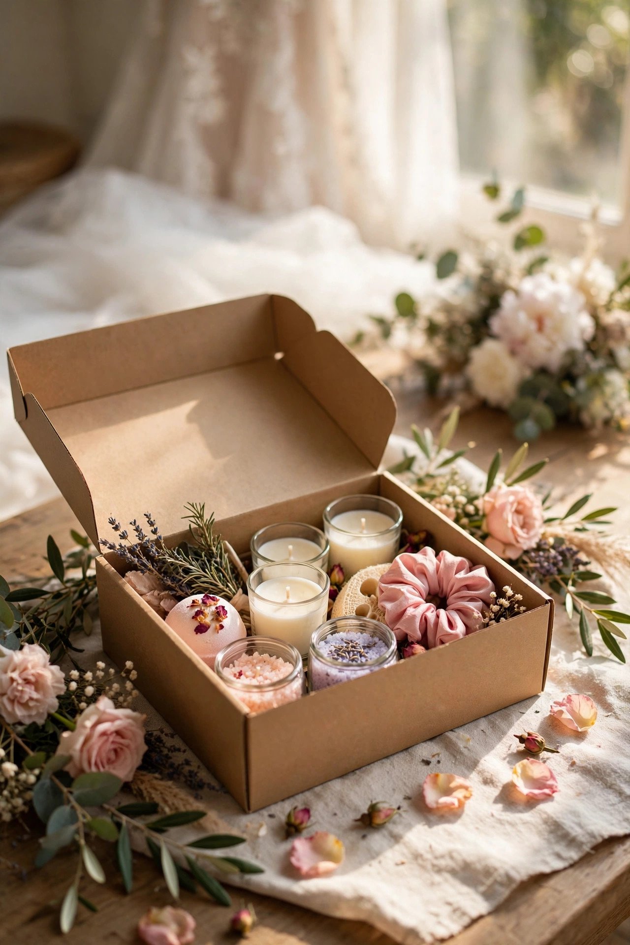Mini Spa Proposal Box at a 2027 wedding celebration