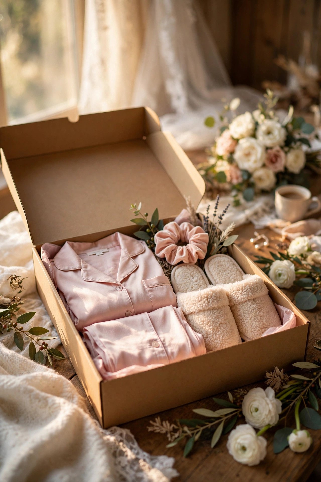 Pajama Party Proposal Box at a 2027 wedding celebration