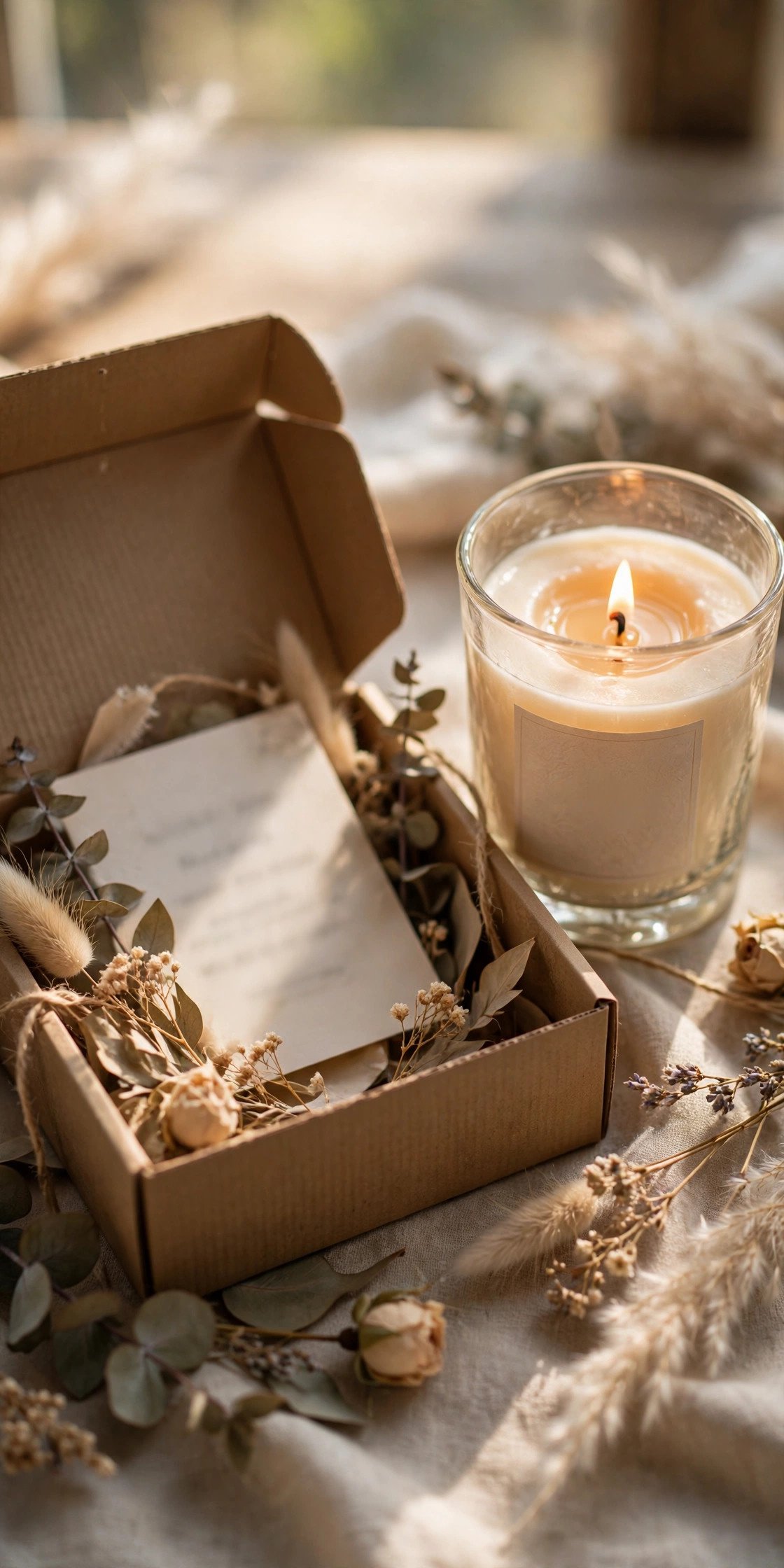 Candle and Card Proposal Box at a 2027 wedding celebration