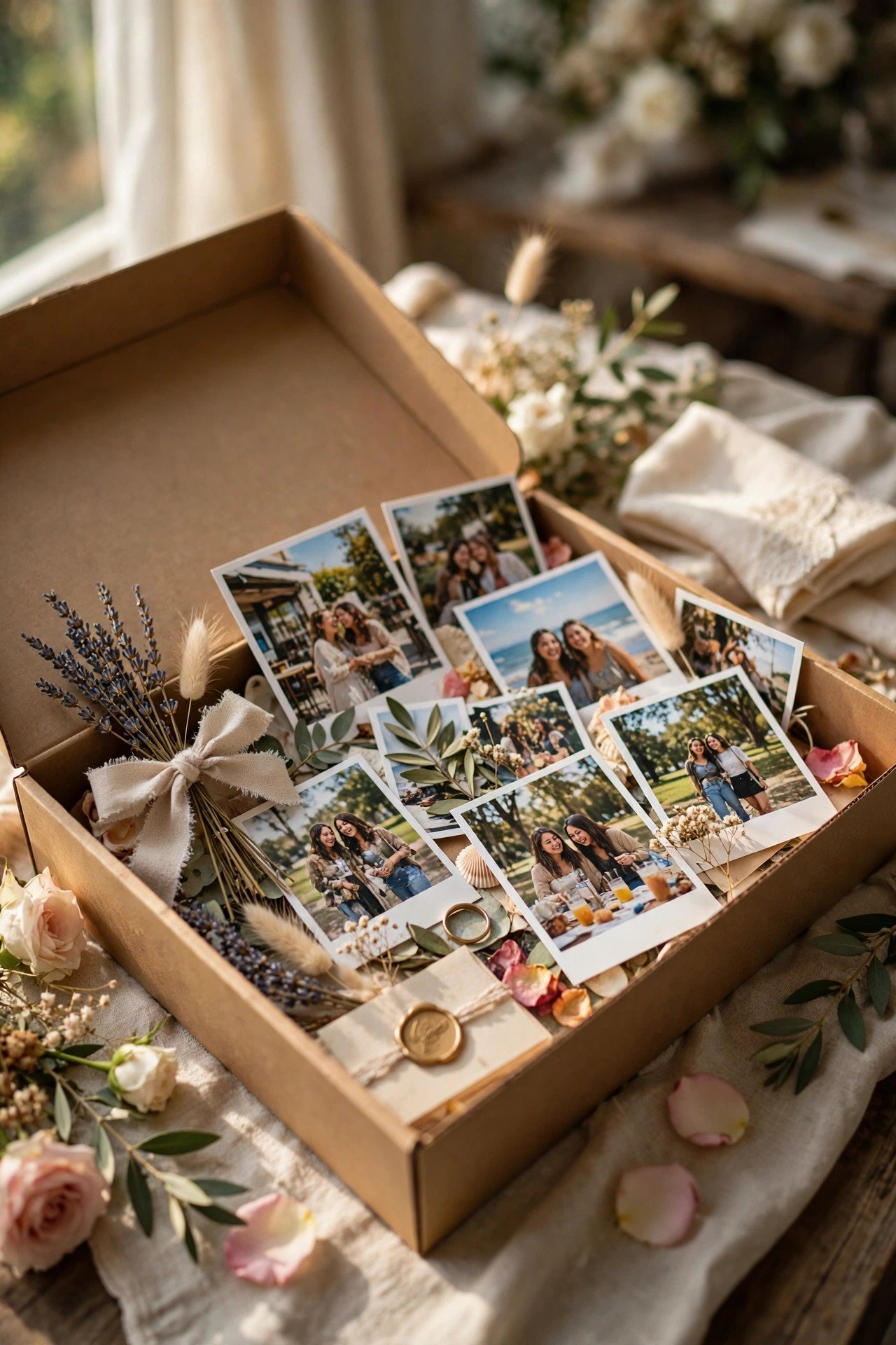 Photo Memory Proposal Box at a 2027 wedding celebration